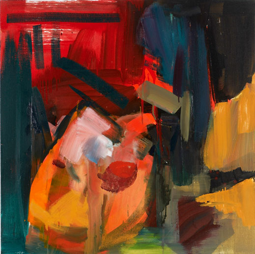 Fallen Face I 75x75cm 2009